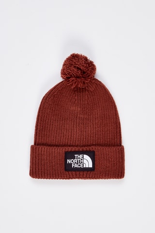 Muts met Pompon Logo Box - Bruin
