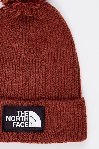 Muts met Pompon Logo Box - Bruin