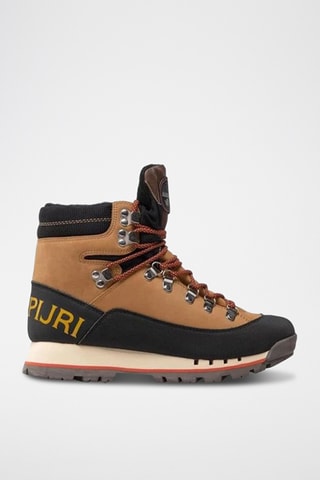 Gevoerde Leren Boots Rock - Beige en Zwart - Napapijri
