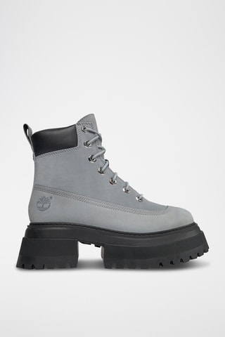 Leren Platform Enkellaarzen Sky - Lichtgrijs - Timberland