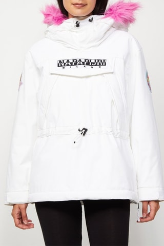 Parka met Capuchon Skidoo Fiorucci Wit