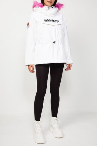 Parka met Capuchon Skidoo Fiorucci Wit
