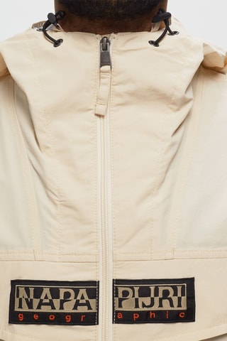 Windjack met Capuchon Rainforest - Beige - Napapijri