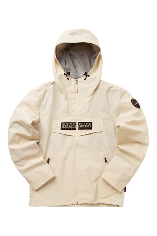 Windjack met Capuchon Rainforest - Beige - Napapijri