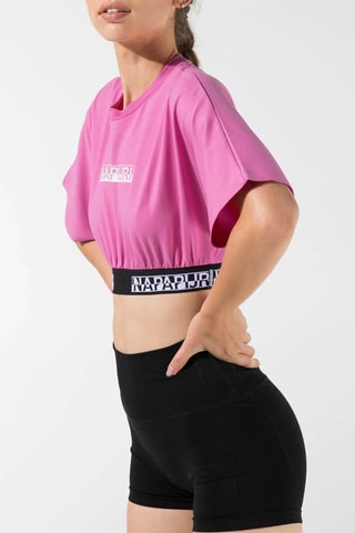 Crop Top Box Wide - Roze - Napapijri