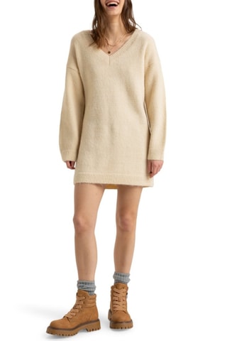 Trui-jurk - Beige - Roxy