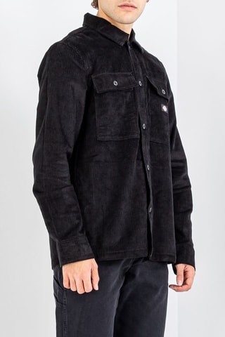 Velours Overhemd Higginson - Zwart - Dickies