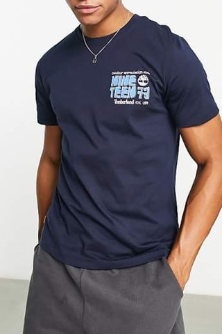 T-shirt Outdoor - Marineblauw - Timberland