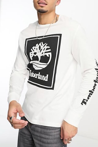 T-shirt Front Stack - Wit - Timberland