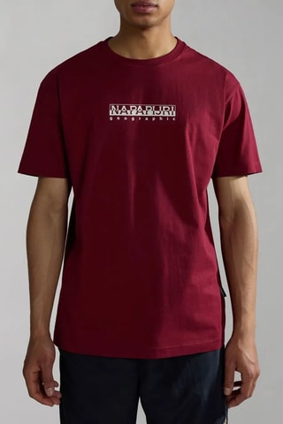 T-shirt Box - Bordeauxrood - Napapijri