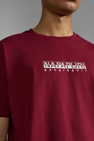 T-shirt Box - Bordeauxrood - Napapijri
