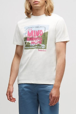 T-shirt - Wit - Timberland