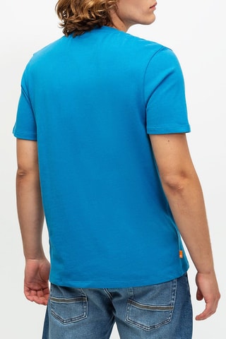 T-shirt Heavy Weight - Felblauw - Timberland