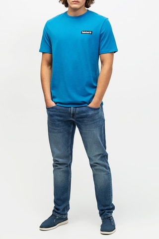 T-shirt Heavy Weight - Felblauw - Timberland