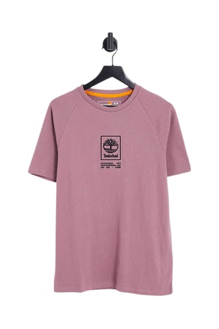 T-shirt Heavy Weight Stack - Paars - Timberland