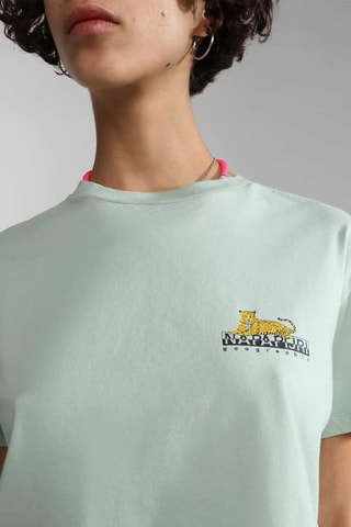 T-shirt Chira - Lichtgroen - Napapijri