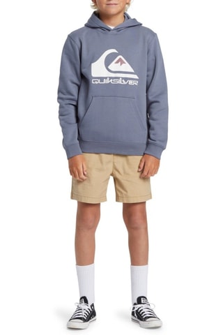 Fleece Sweater met Capuchon - Grijs