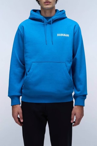 Sweater met Capuchon B-linth - Koningsblauw