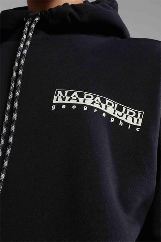 Sweater met Capuchon - Zwart - Napapijri