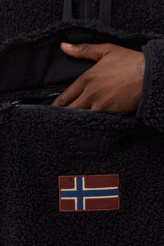 Sweater met Capuchon Burgee - Zwart - Napapijri