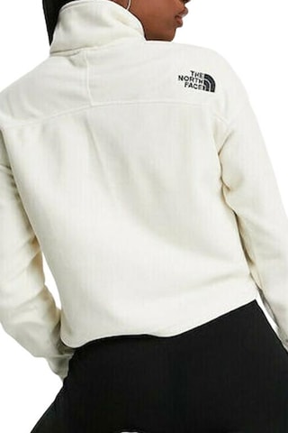 Korte Fleece Sweater Glacier - Wit