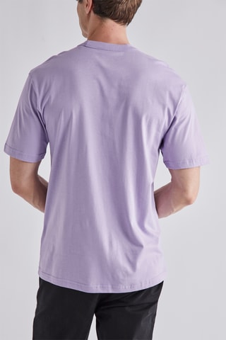 T-shirt Aitkin - Lichtpaars - Dickies