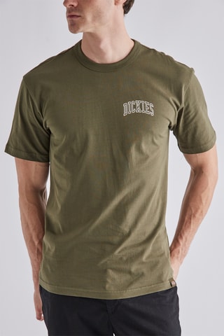T-shirt Aitkin - Donkergroen Dickies