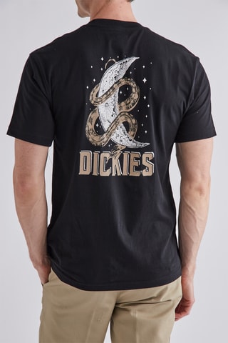 T-shirt Lake Oswego Moon Snake - Zwart - Dickies