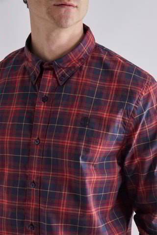 Overhemd Poplin - Bordeauxrood - Timberland