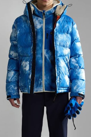 Vest Tie and Dye Raspeball - Hemelsblauw en Wit - Napapijri