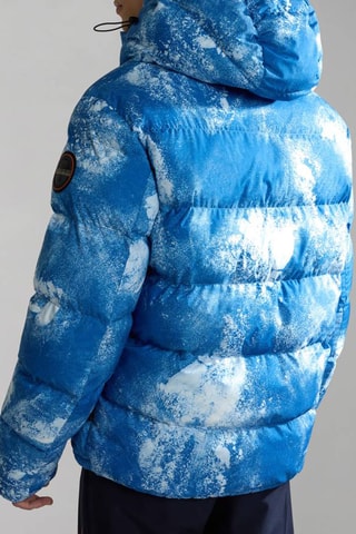 Vest Tie and Dye Raspeball - Hemelsblauw en Wit - Napapijri