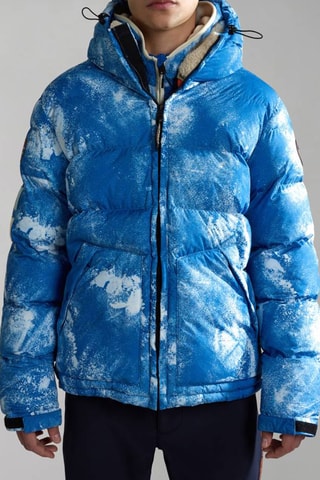 Vest Tie and Dye Raspeball - Hemelsblauw en Wit - Napapijri