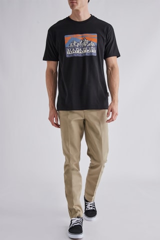 T-shirt Hello - Zwart - Napapijri