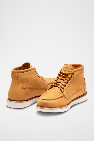 Hoge Leren Sneakers Chukka - Beige - Timberland