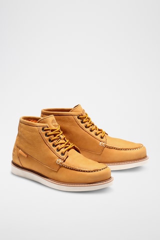 Hoge Leren Sneakers Chukka - Beige - Timberland