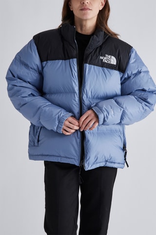 Gewatteerde Jas Nuptse - Hemelsblauw en Zwart - The North Face