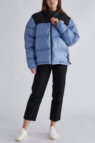 Gewatteerde Jas Nuptse - Hemelsblauw en Zwart - The North Face