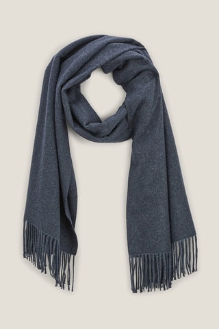 Sjaal Gemêleerd Donkerblauw