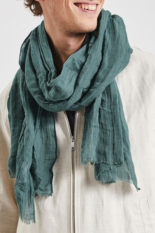 Linnen Sjaal - Groen