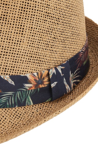 Rieten Trilbyhoed - Bruin