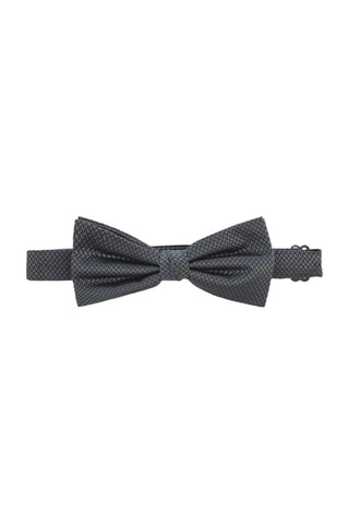 Zijden Vlinderdas - Antraciet