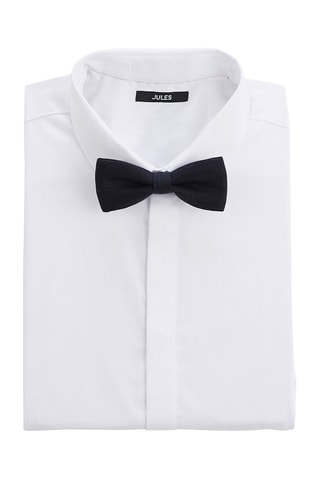 Linnen Vlinderdas - Donkerblauw