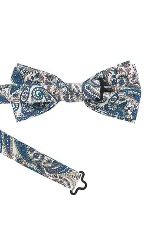 Vlinderdas - Petrolblauw