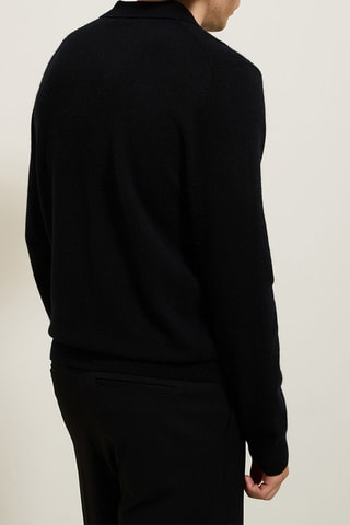 Wollen en Kasjmier Trui - Zwart