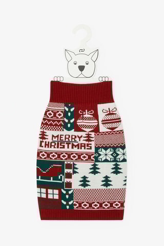 Trui voor Hond - Rood en Wit