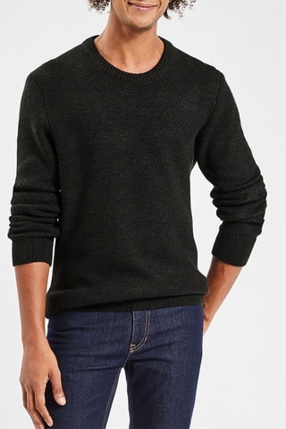 Trui - Gemêleerd Donkergroen