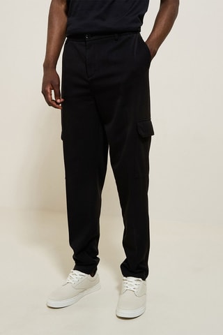 Cargobroek Relaxed Fit - Zwart