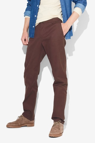 Chino regular fit - Bordeauxrood