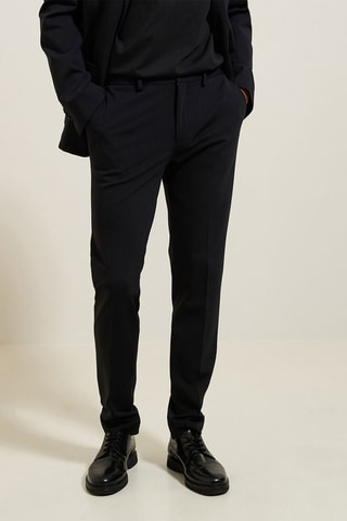 Calças de fato slim - Preto