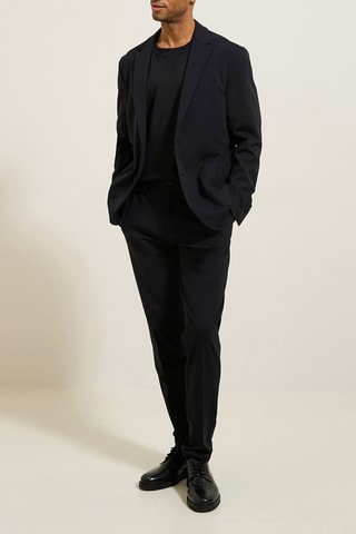 Calças de fato slim - Preto